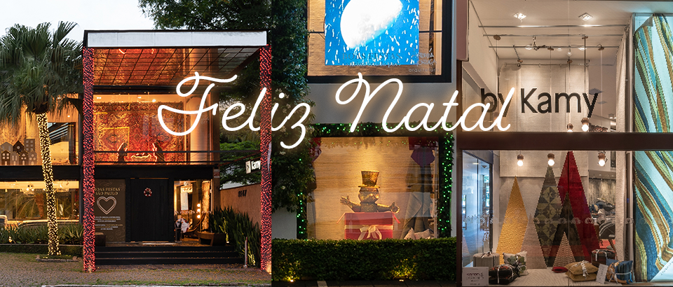 As vitrines de Natal das lojas da by Kamy!