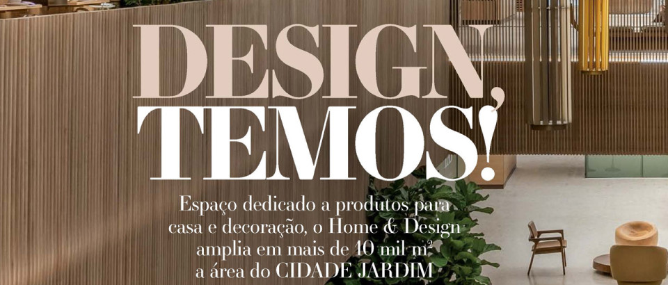 Revista Shopping Cidade Jardim | Design, temos!