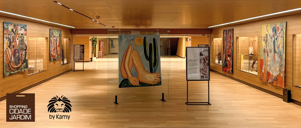 Arte moderna invade o Shopping Cidade Jardim