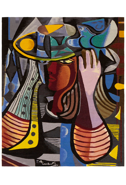 TAPEÇARIA ARAZZO A MULHER DE CHAPEU